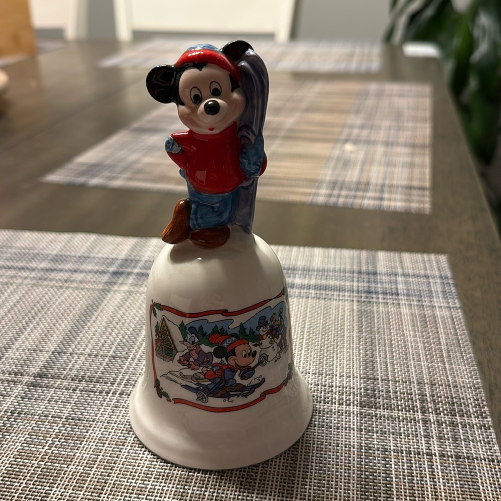 Skiing Mickey Bell